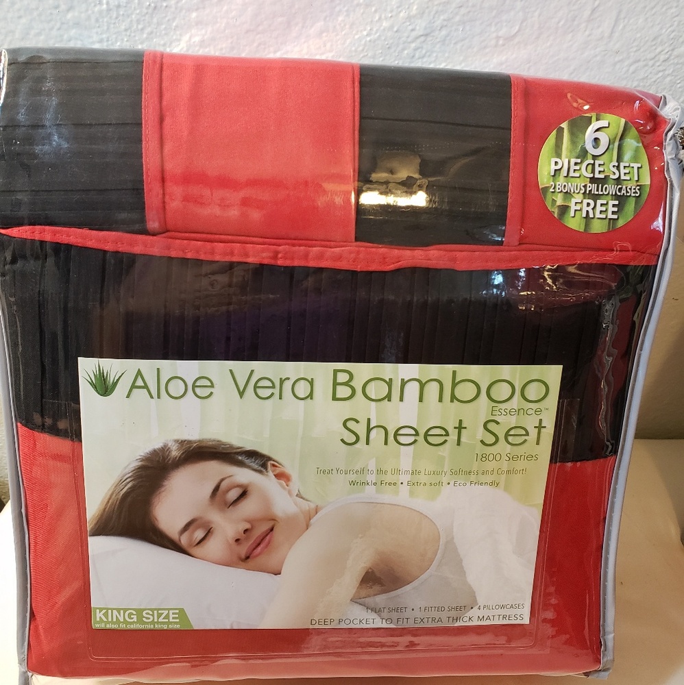 Aloe vera Bamboo Sheet set